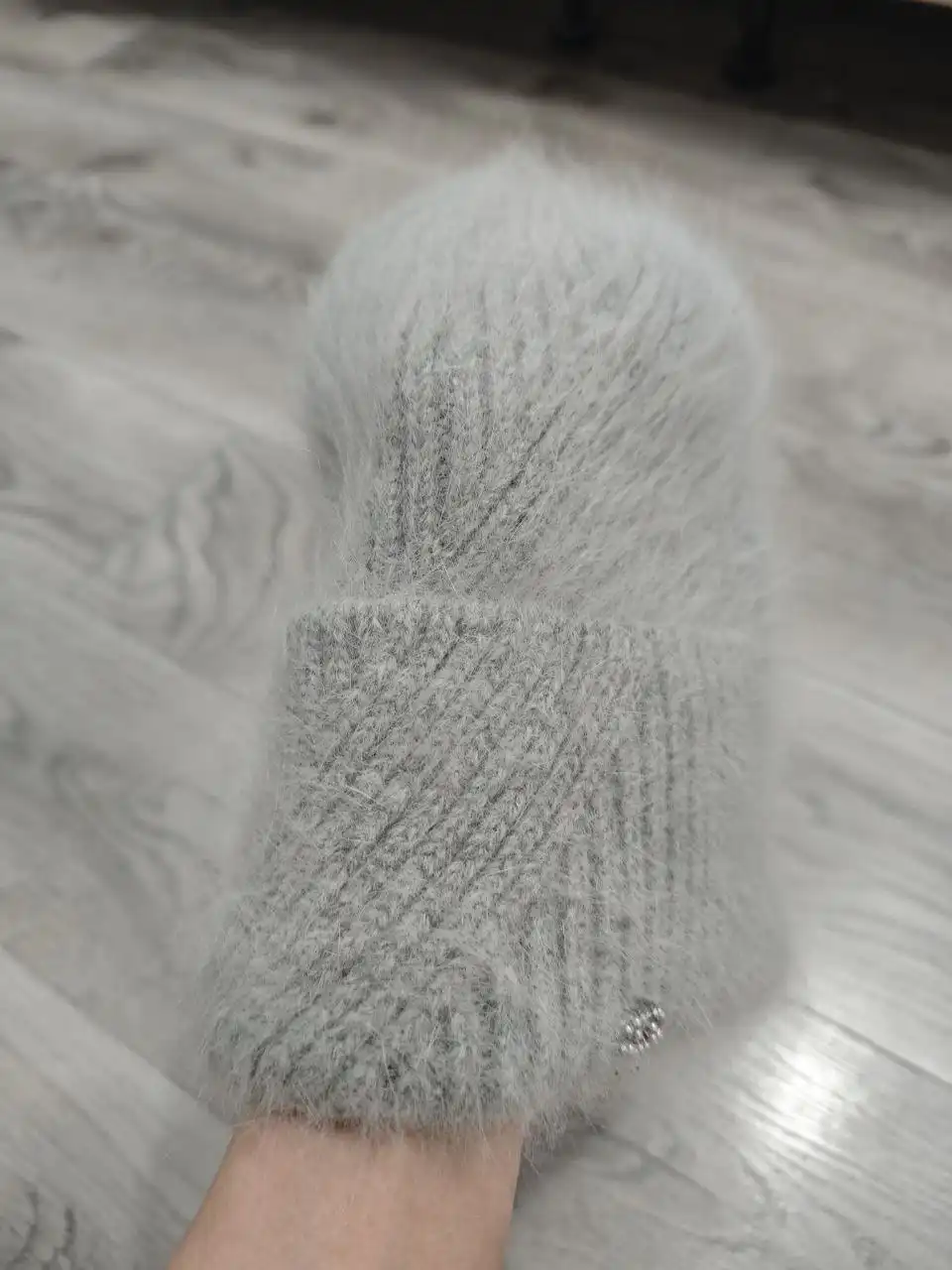 Новая зимняя шапка ангора