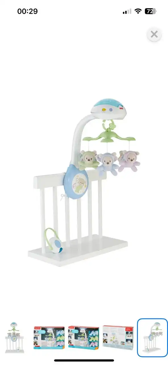 Продажа детских товаров: кроватка, стульчик, мобиль