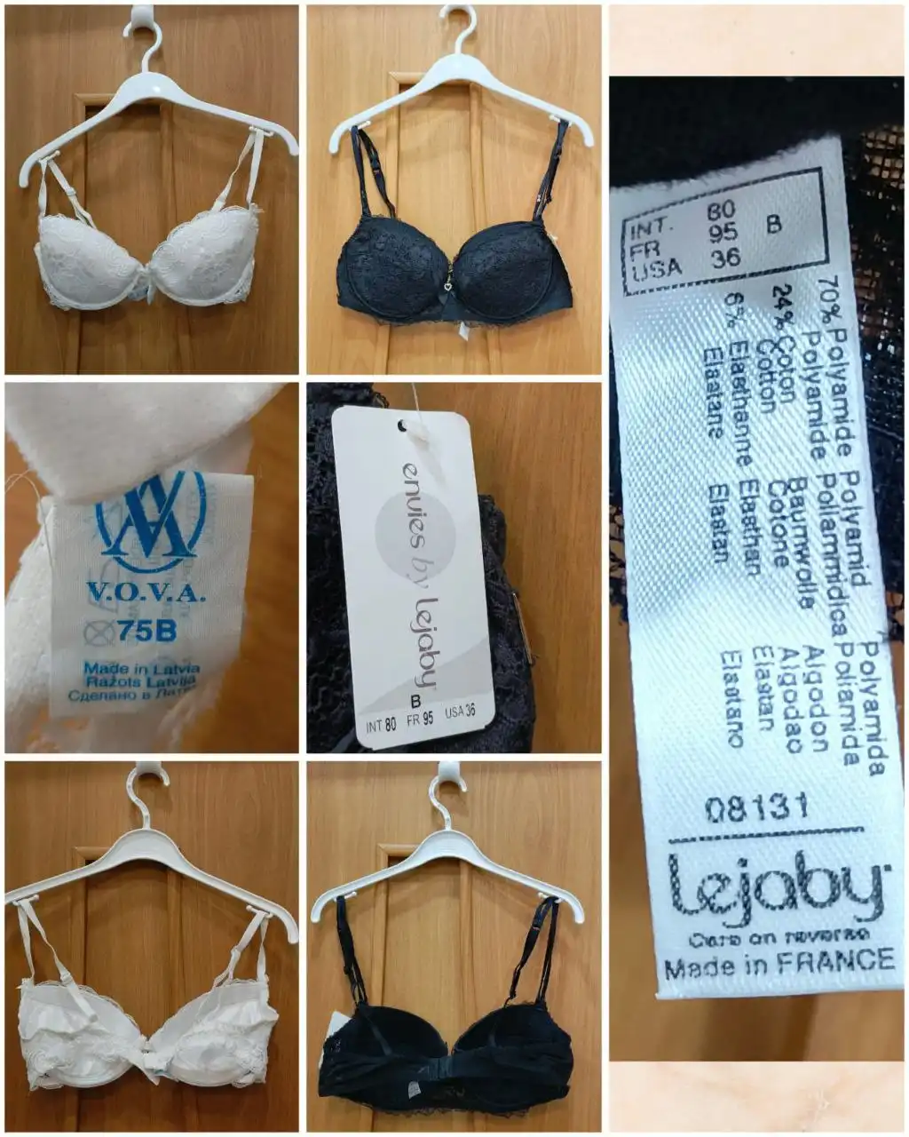 Бюстгальтеры V.O.V.A и enuies by lejaby - Женское белье (Одежда) в Балашиха