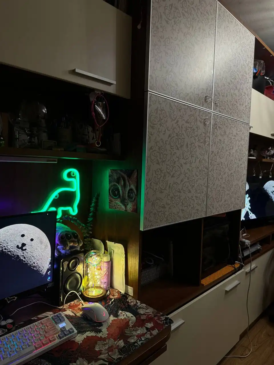 Стенка с компьютерным столом и шкафом-купе - Мебель (Для дома и дачи) в Балашиха