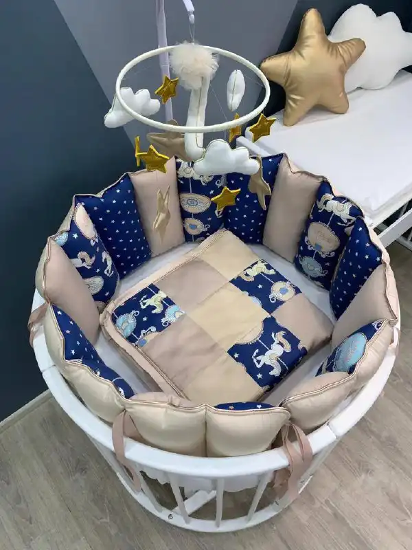 Продажа комплектов на кроватку с натяжными простынями - Текстиль для дома (Для дома и дачи) в Балашиха