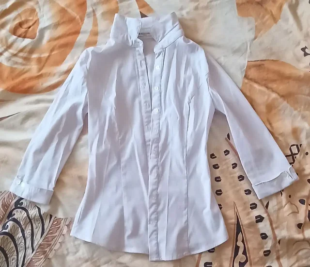 Блузка белая XS с рукавом 3/4 - Куртки в Балашиха