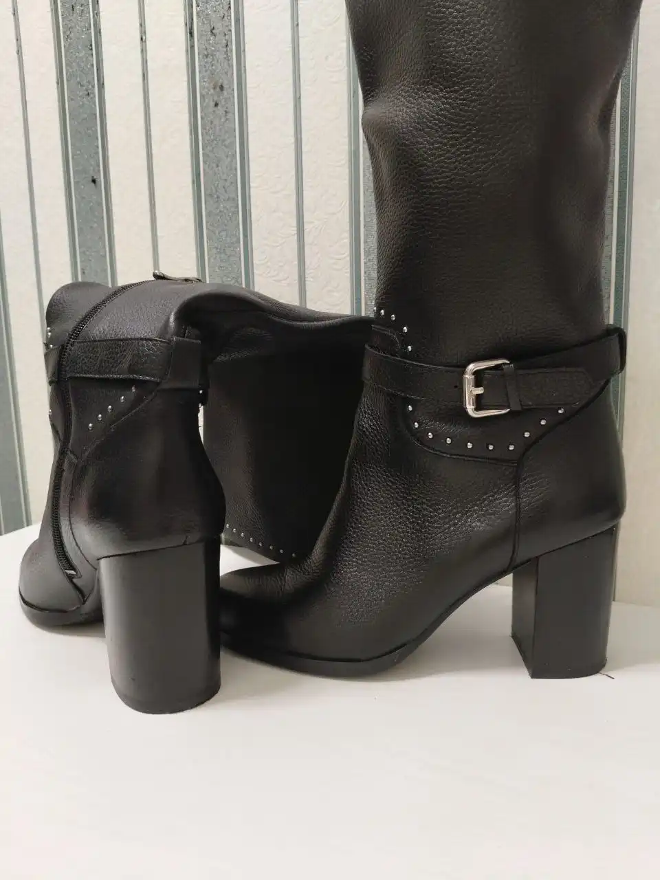 Кожаные сапоги-трубы фирмы Респект, размер 39 - Обувь (Одежда) в Балашиха