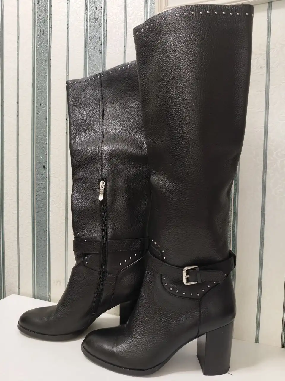 Кожаные сапоги-трубы фирмы Респект, размер 39 - Обувь (Одежда) в Балашиха