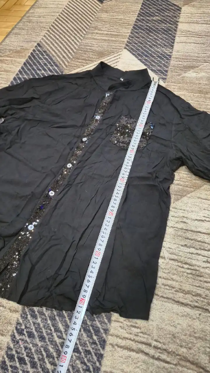 Блузка черная размер XXL и юбка мини винтажная - Одежда в Балашиха