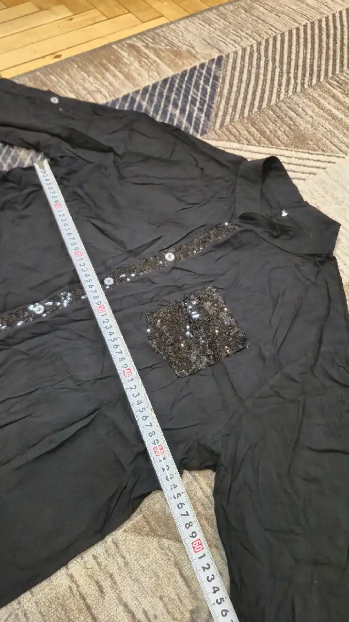 Блузка черная размер XXL и юбка мини винтажная - Одежда в Балашиха