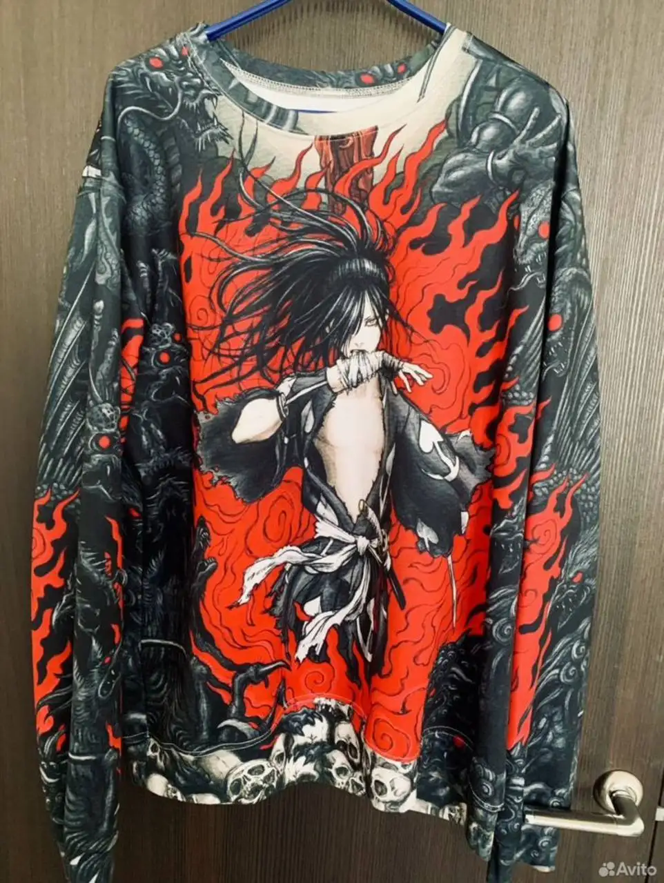 Свитшот Хяккимару в огне Дороро - Свитшоты (Одежда) в Балашиха