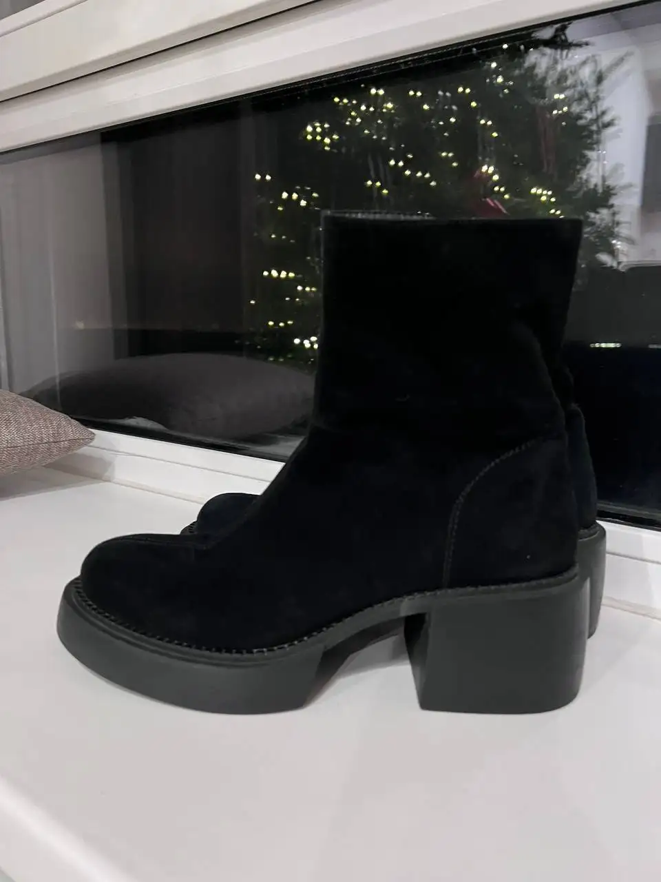 Демисезонные сапоги натуральная замша размер 39 - Обувь (Одежда) в Балашиха