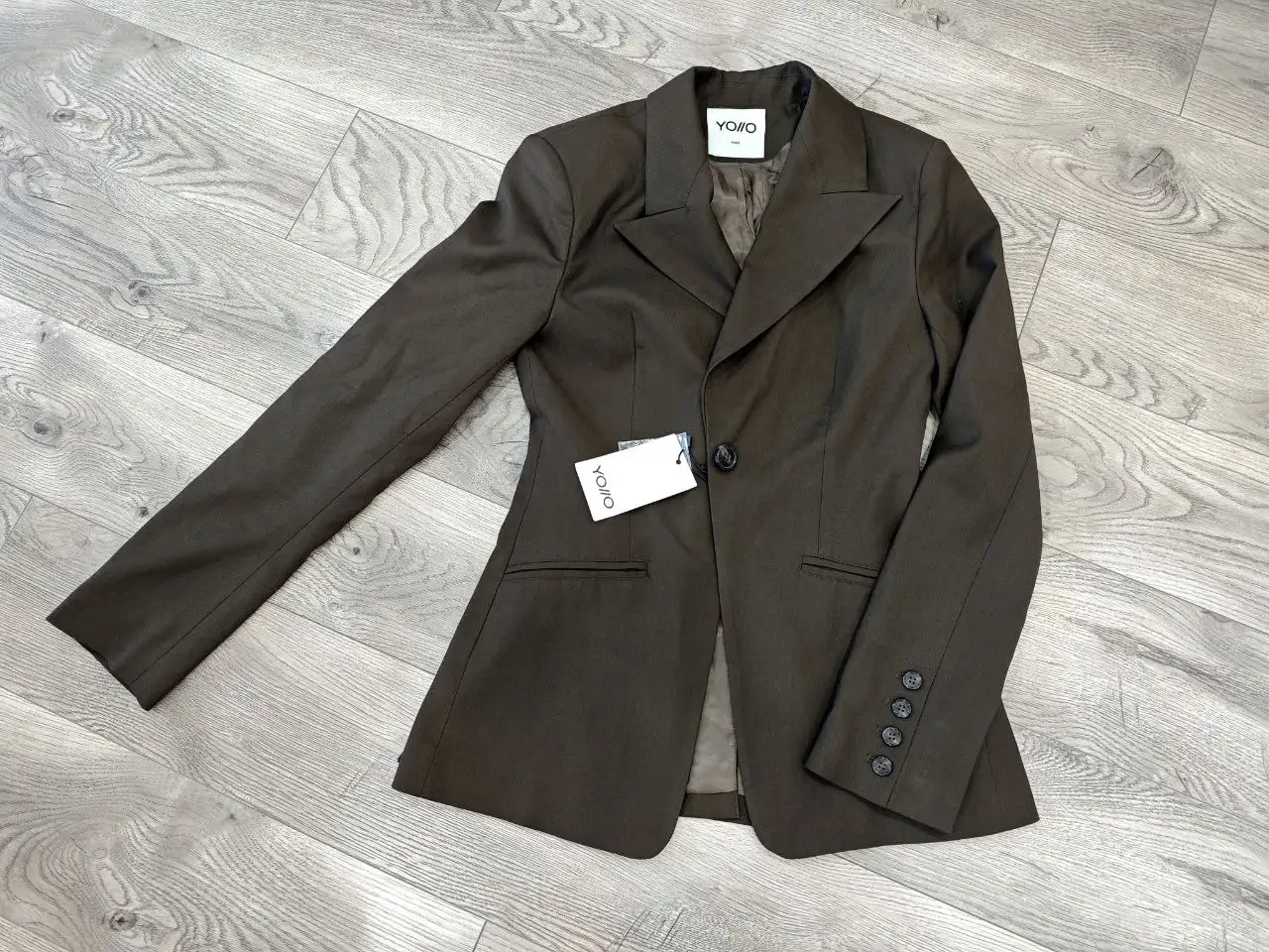 Шоколадный пиджак фирменный размер S - Пиджаки (Одежда) в Балашиха