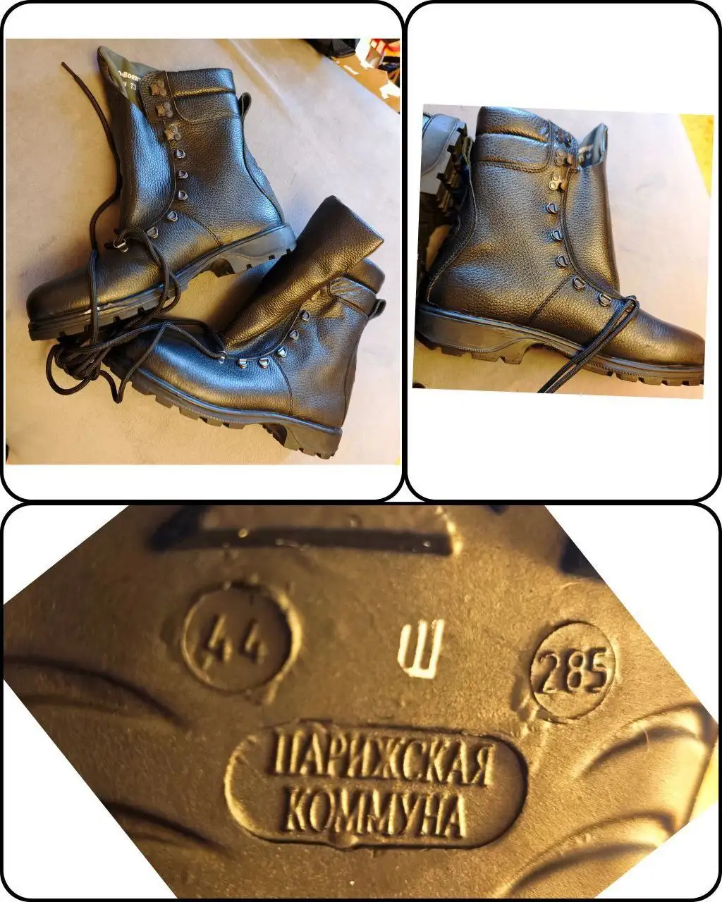 Мужские берцы из натуральной кожи, размер 44 - Обувь (Одежда) в Королёв