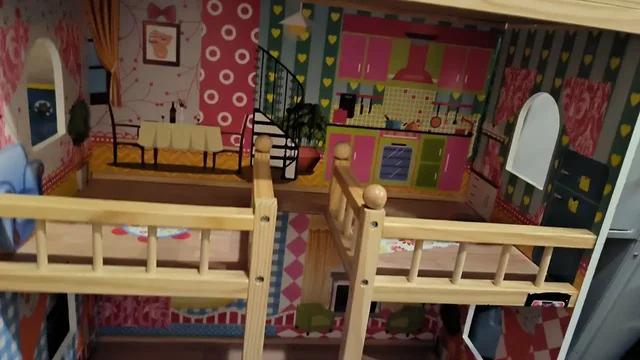 Большой дом для кукол с полным наполнением - Домашний текстиль в Балашиха