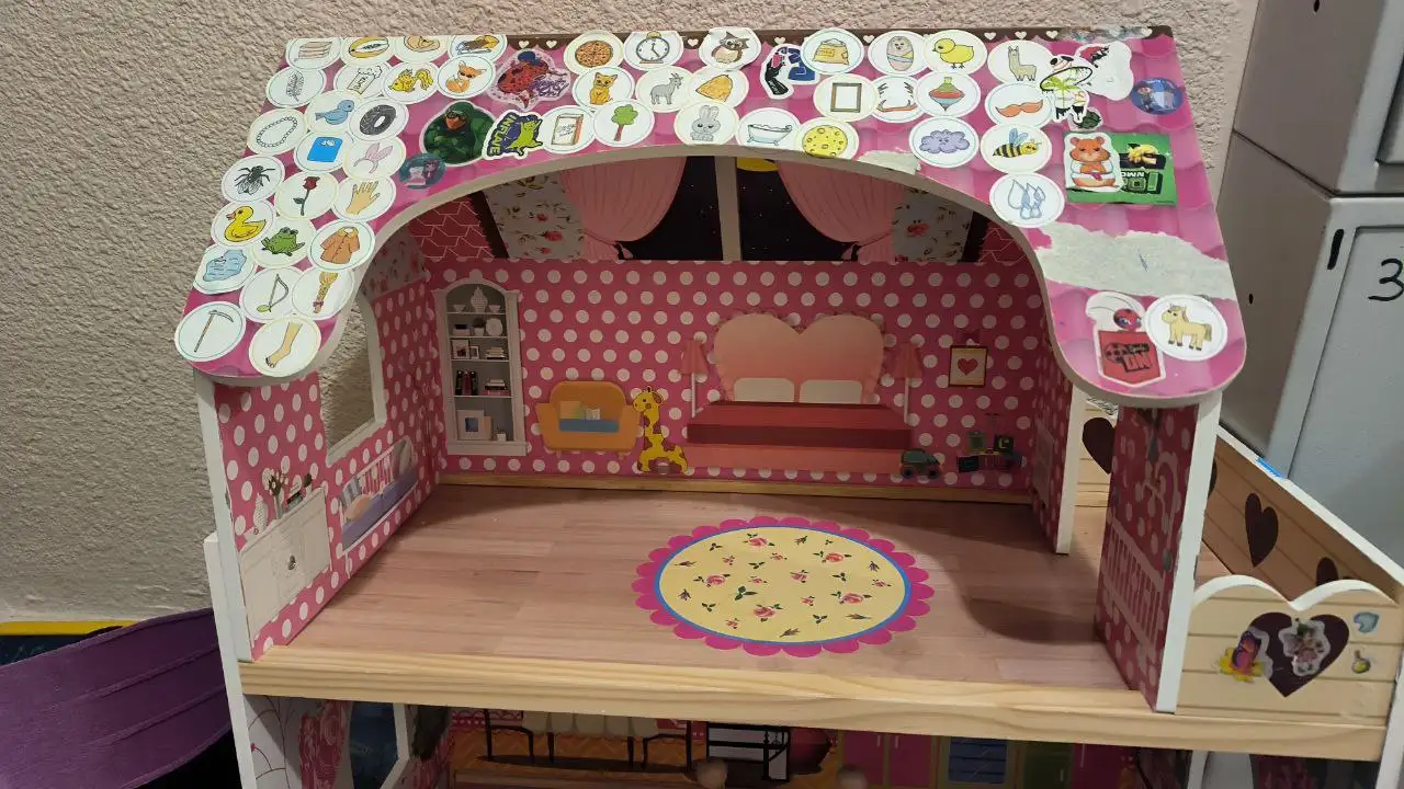 Большой дом для кукол с полным наполнением - Игрушки (Товары для детей) в Балашиха