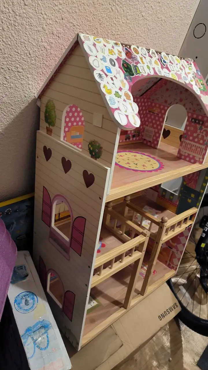 Большой дом для кукол с полным наполнением - Игрушки (Товары для детей) в Балашиха