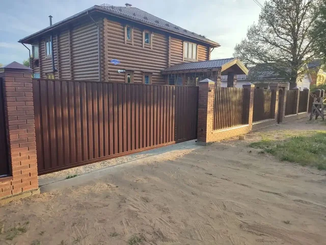 Производство и установка откатных ворот, навесов, лестниц от МеталлСтройМонтаж - Строительство и монтаж в Раменское