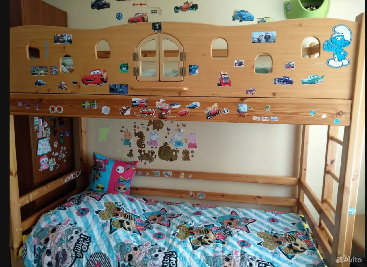 Кровать из массива сосны с матрасами Орматек - Мебель (Для дома и дачи) в Балашиха