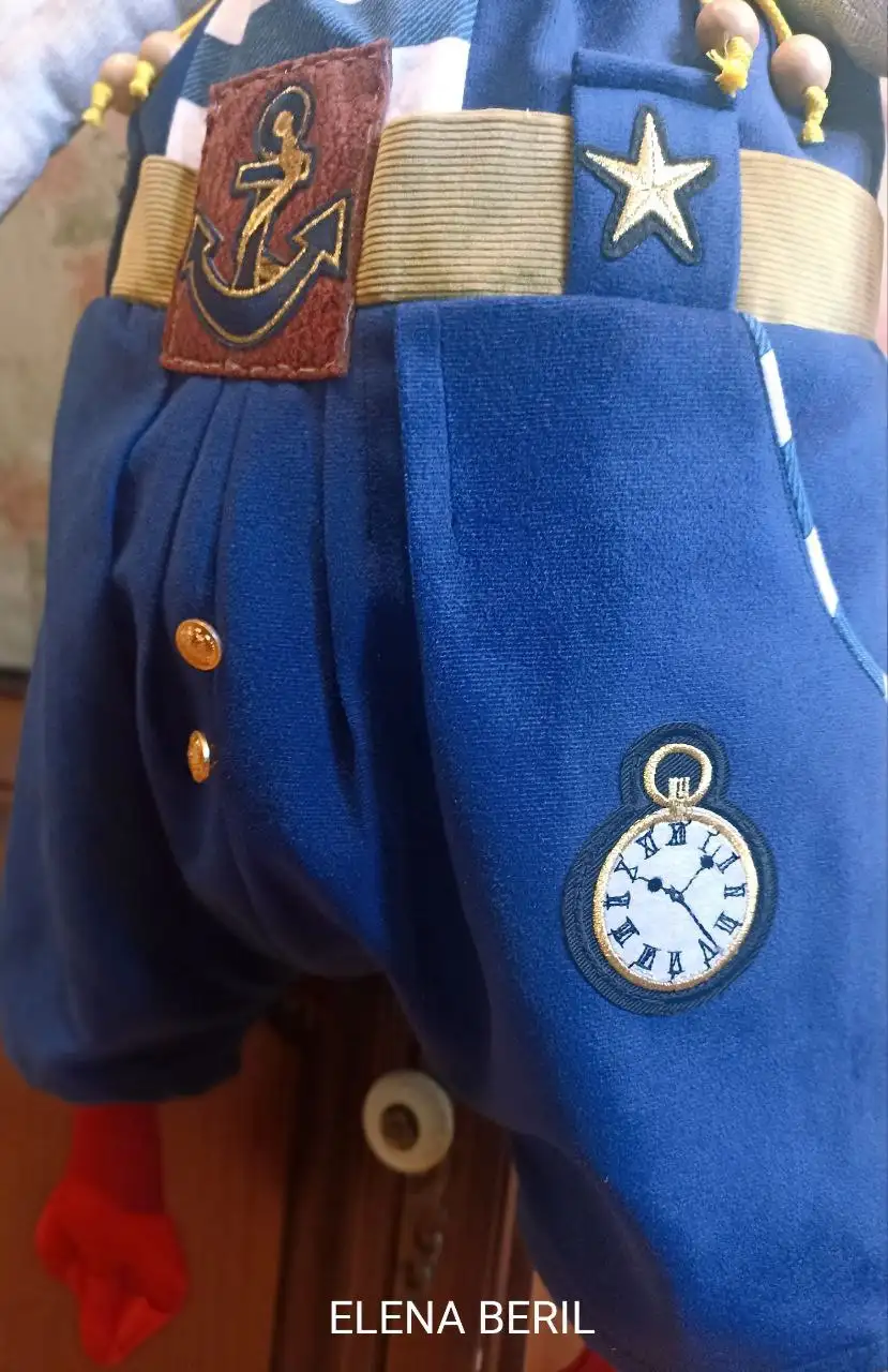 Гусь 'Моряк' - шарнирная кукла для интерьерного декора - Куклы (Хобби и отдых) в Москва