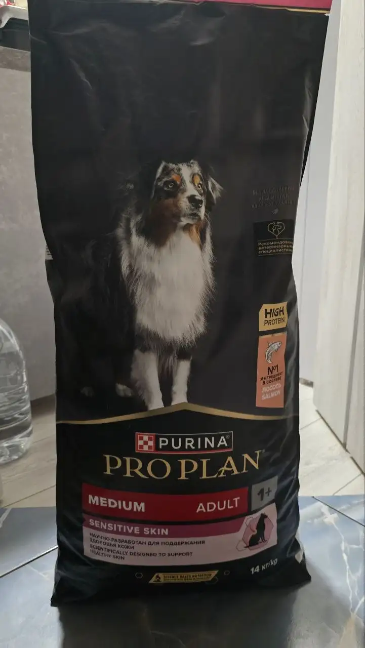 Продам корм для собак Pro plan Medium Adult с лососем - Корма для животных (Животные) в Балашиха