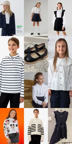 Пакет школьных вещей для девочки размеры 122-128 - Велосипеды и беговелы в Балашиха