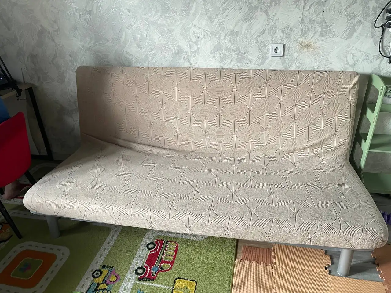 Диван-раскладушка с чехлом - Мебель (Для дома и дачи) в Балашиха