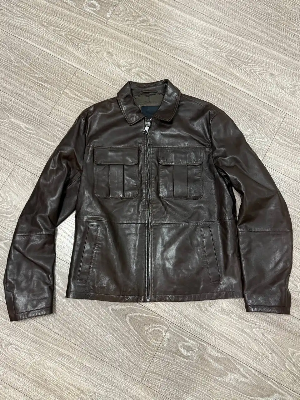 Кожаная куртка мужская
