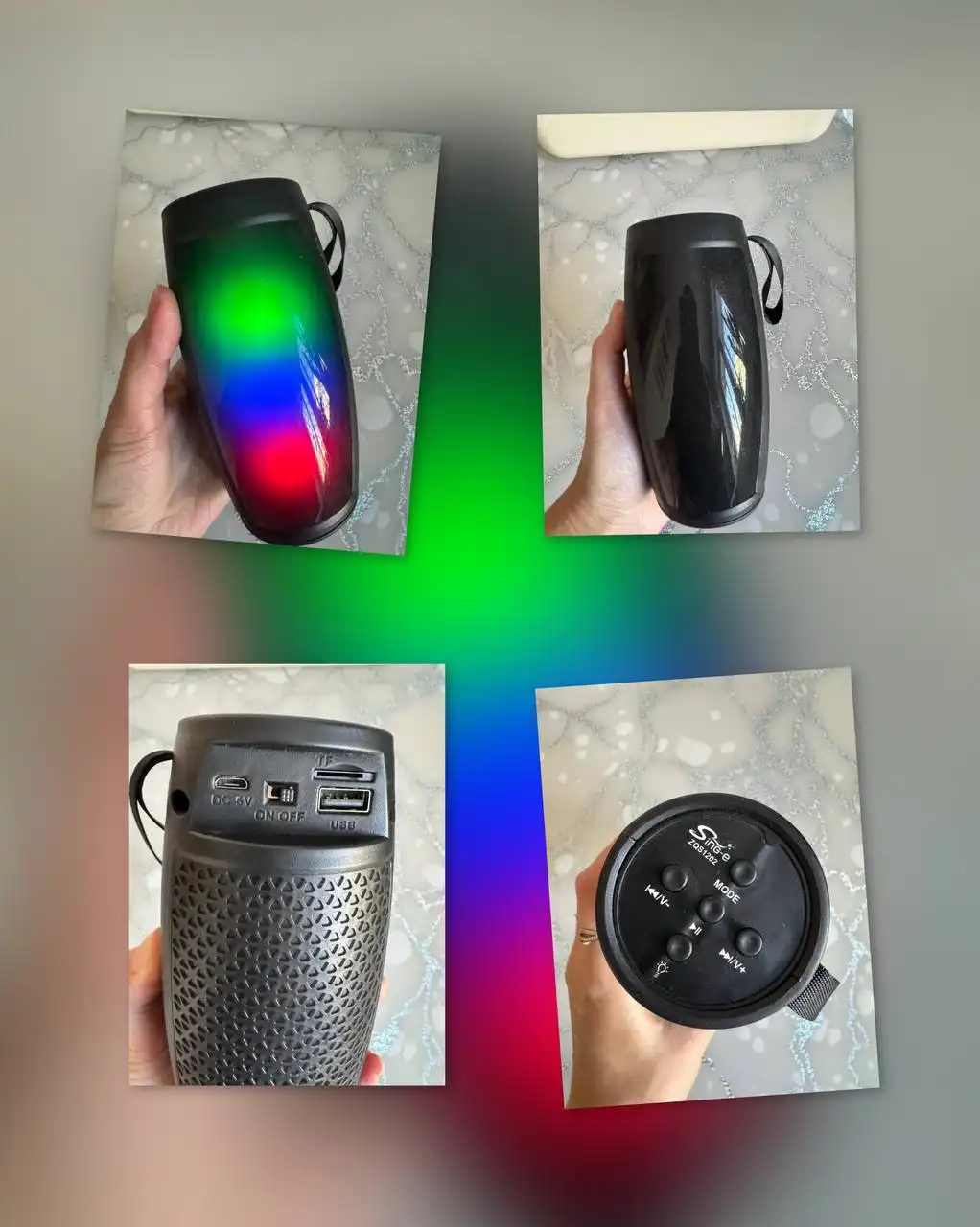 Bluetooth колонка с цветомузыкой