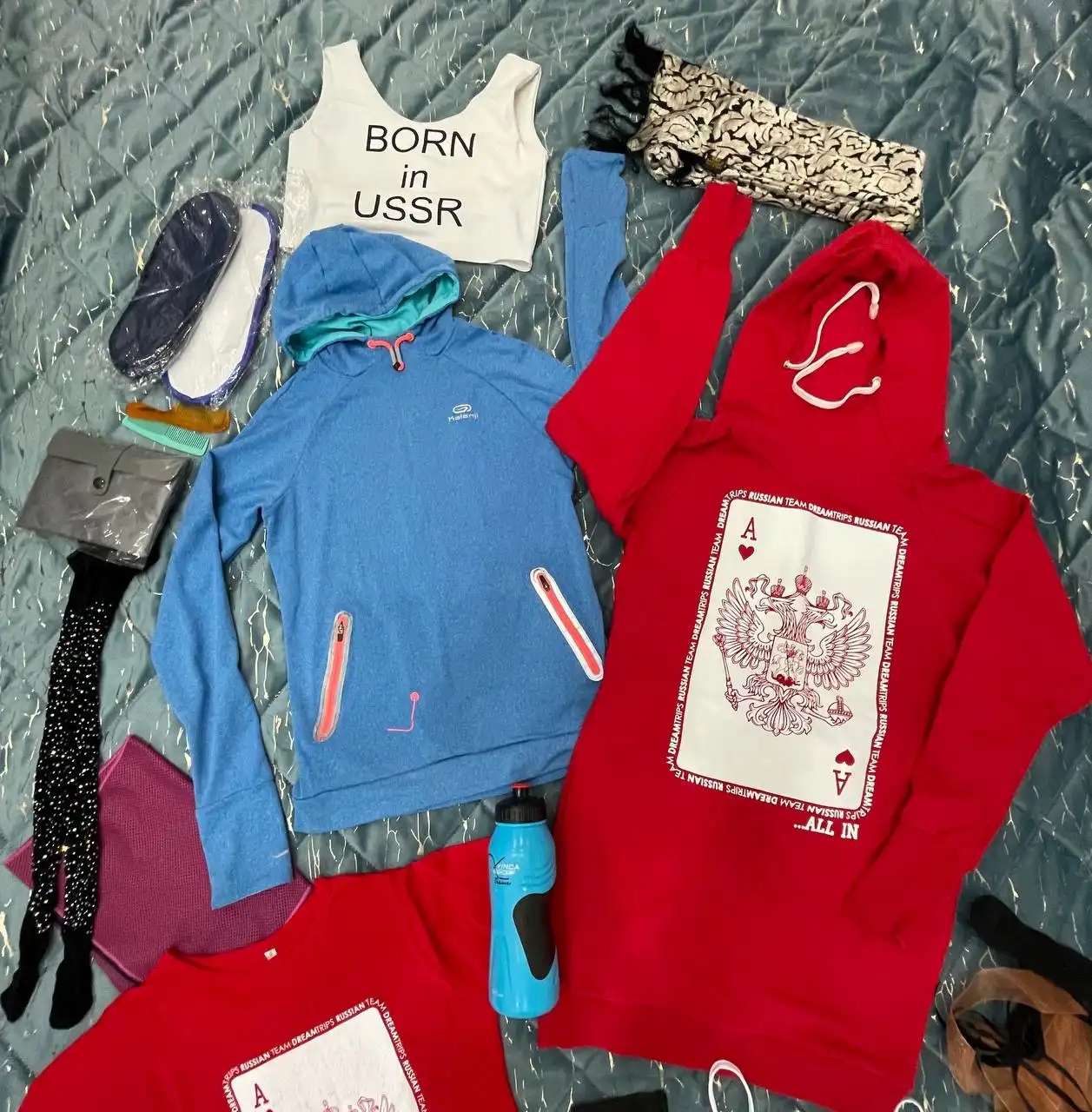 Пакет вещей размер S и аксессуары для волос