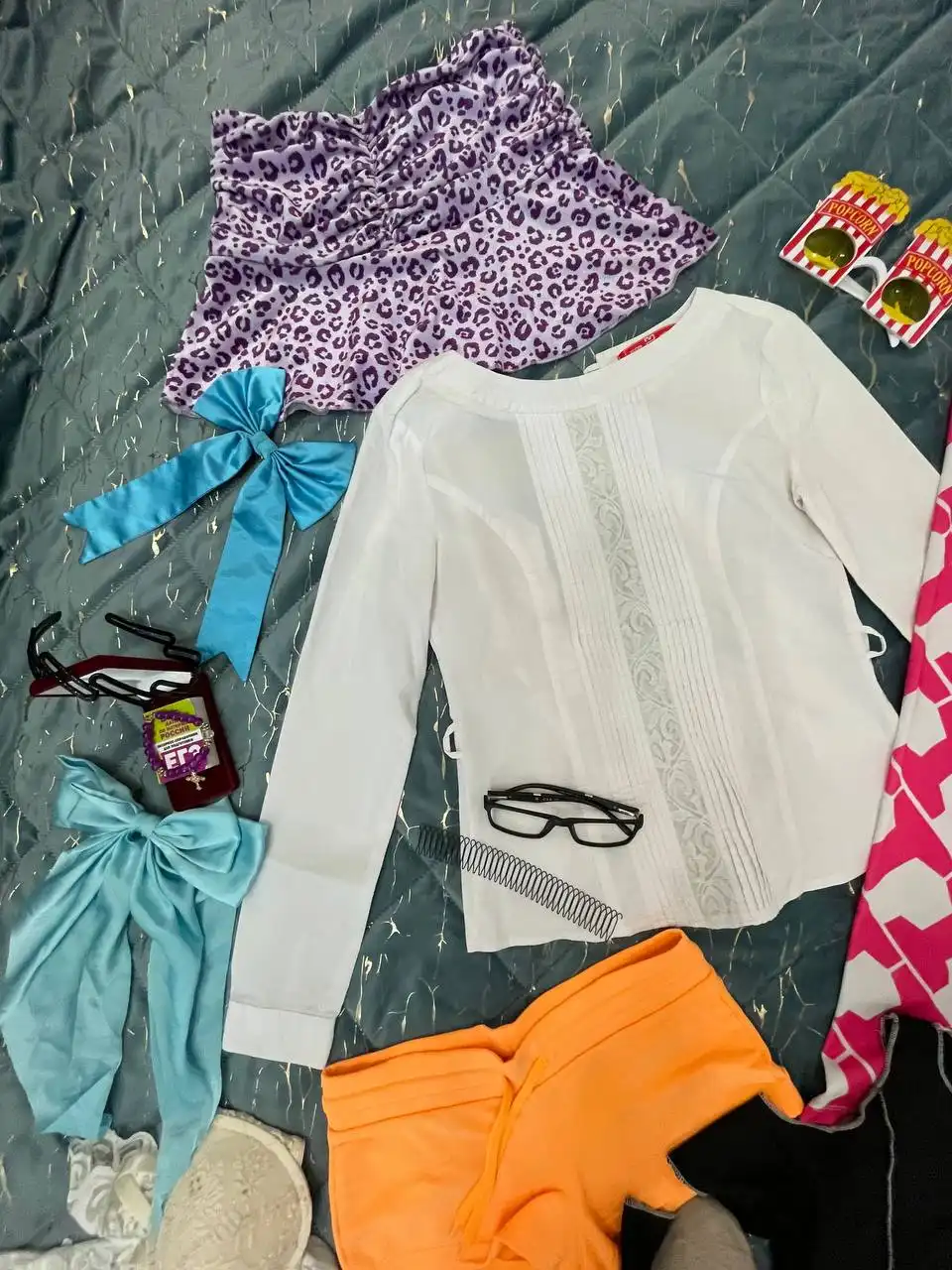 Пакет вещей XS и аксессуары для волос