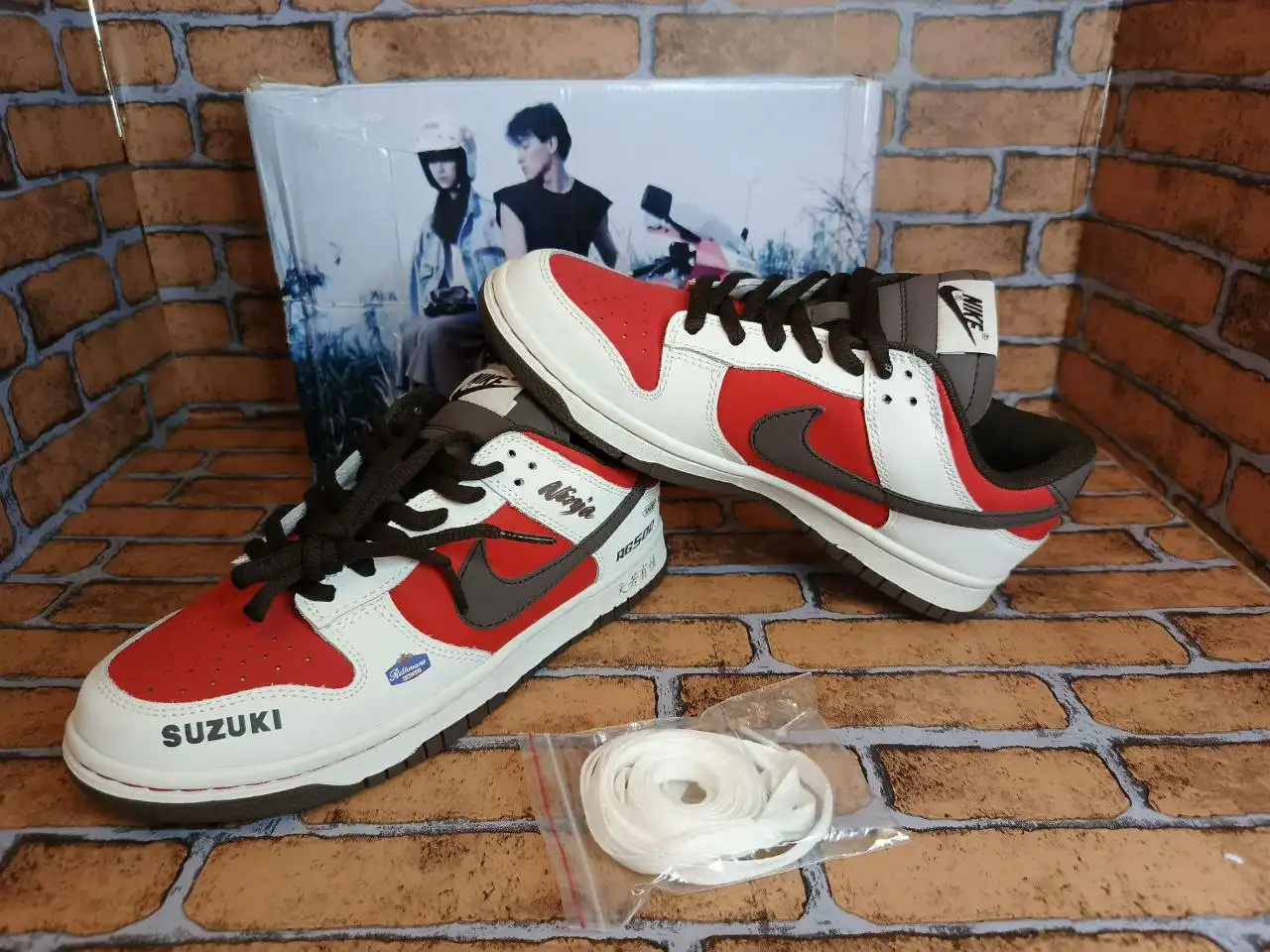 Новые кроссовки Nike dunk low Suzuki 38 размер