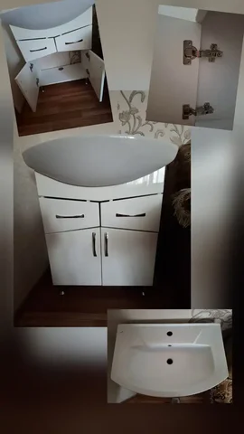 Продаётся белая тумба для ванной с раковиной - Инструменты в Уссурийск