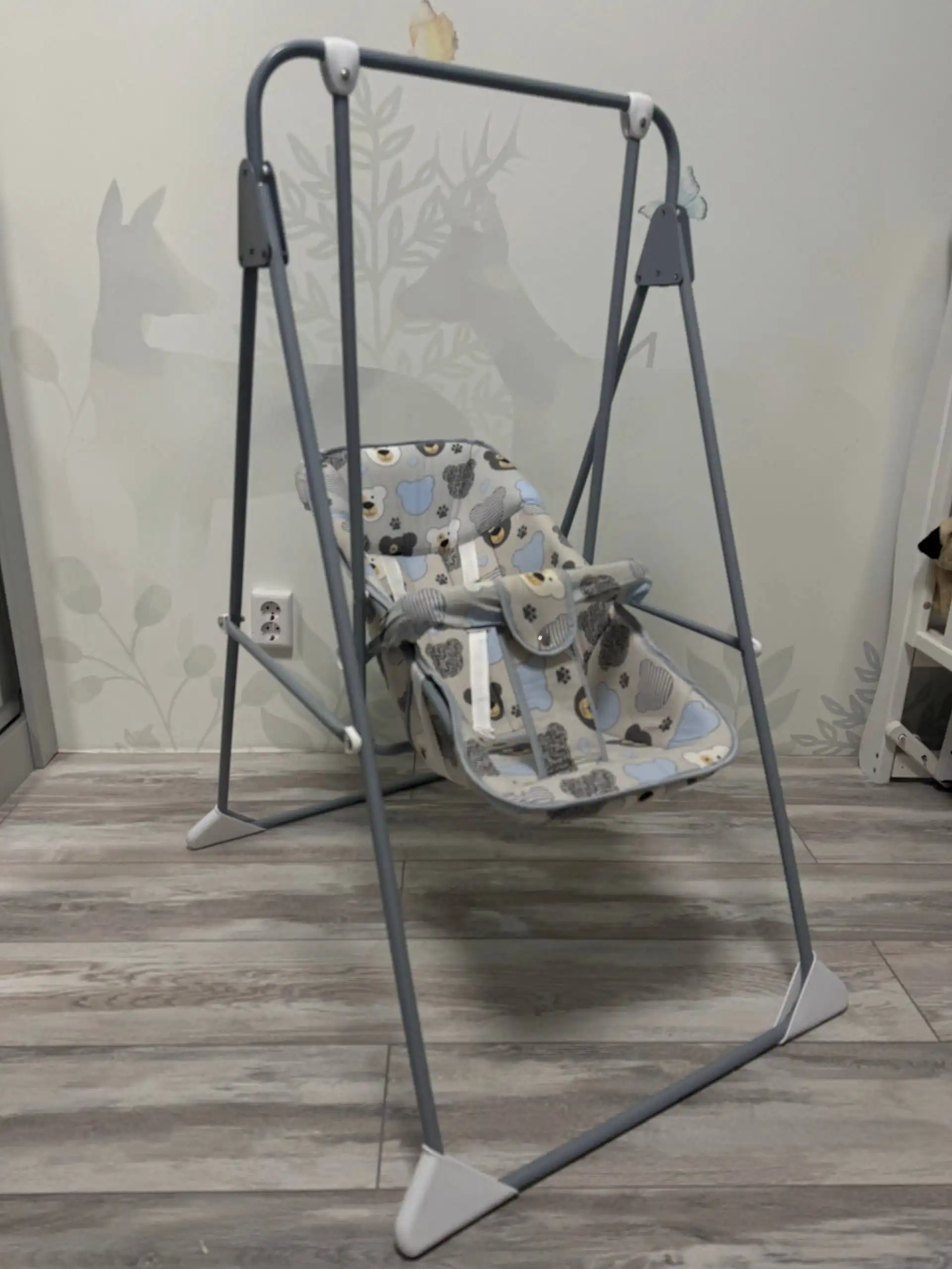 Детские напольные качели складные