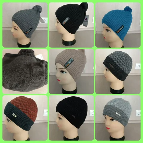 Шапки новые на флисовом подкладе - Спортивная одежда в Владивосток