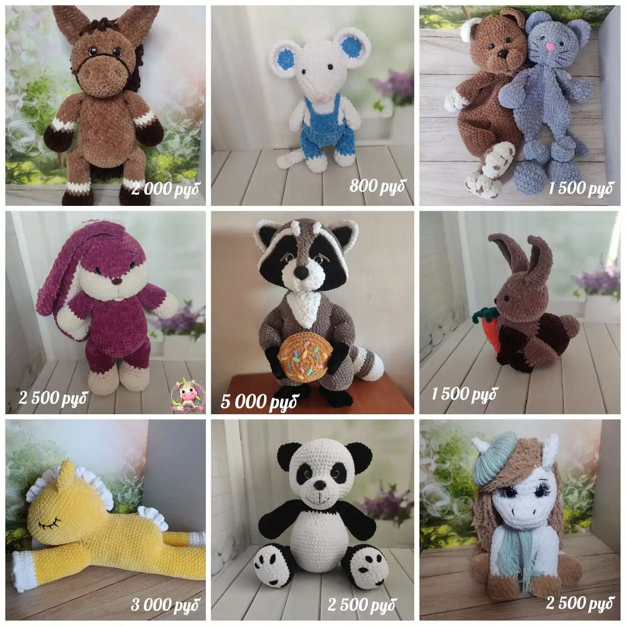 Мягкие игрушки ручной работы на заказ - Рукоделие (Хобби и отдых) в Владивосток