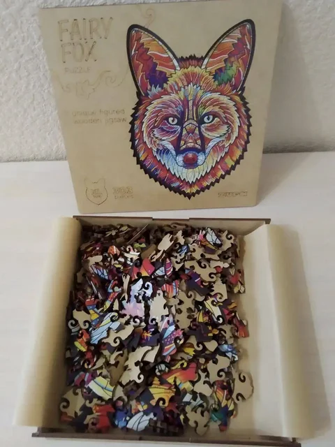 Деревянный пазл "Сказочный Лис" - Пазлы в Владивосток