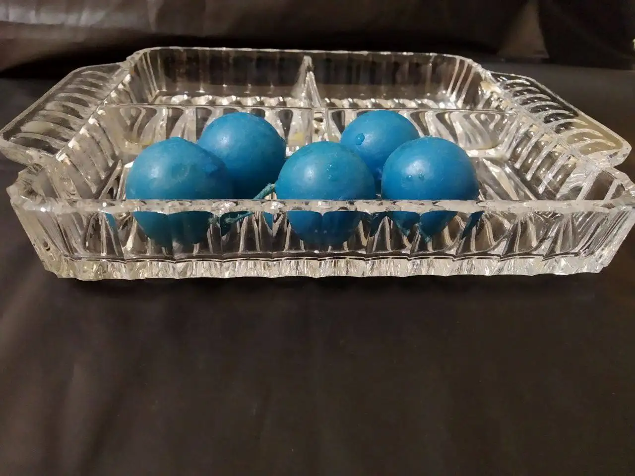 Хрустальная менажница - Барахолка в Владивосток