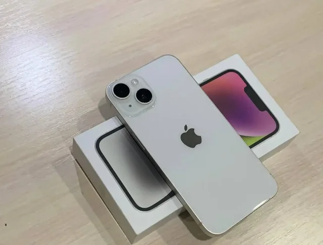 iPhone 14 белый 128гб - Электроника в Владивосток