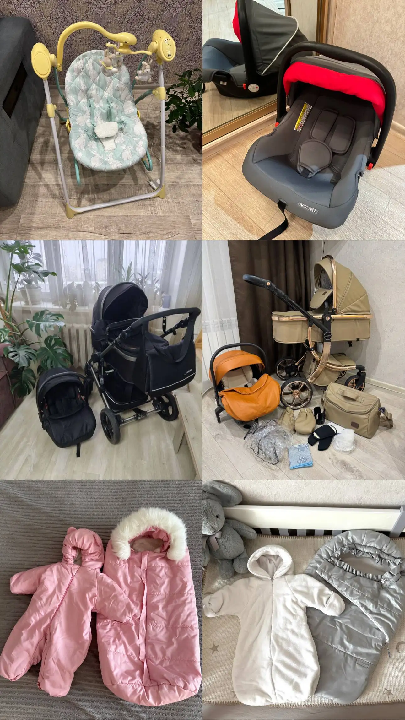 Продажа детских товаров: электрокачеля, автолюлька, коляски, комплекты на выписку - Коляски и аксессуары (Товары для детей) в Владивосток