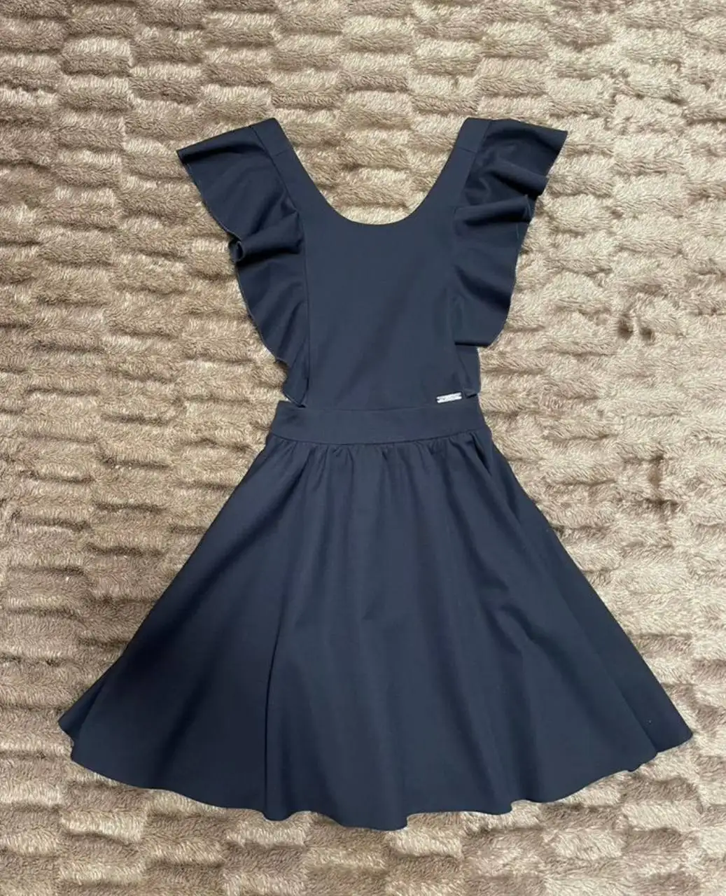 Школьный синий фартук на рост 140 см - Детская одежда (Одежда) в Владивосток