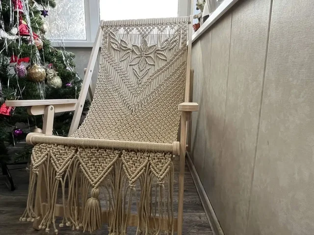 Изделия в технике макраме на заказ - Коньки в Владивосток