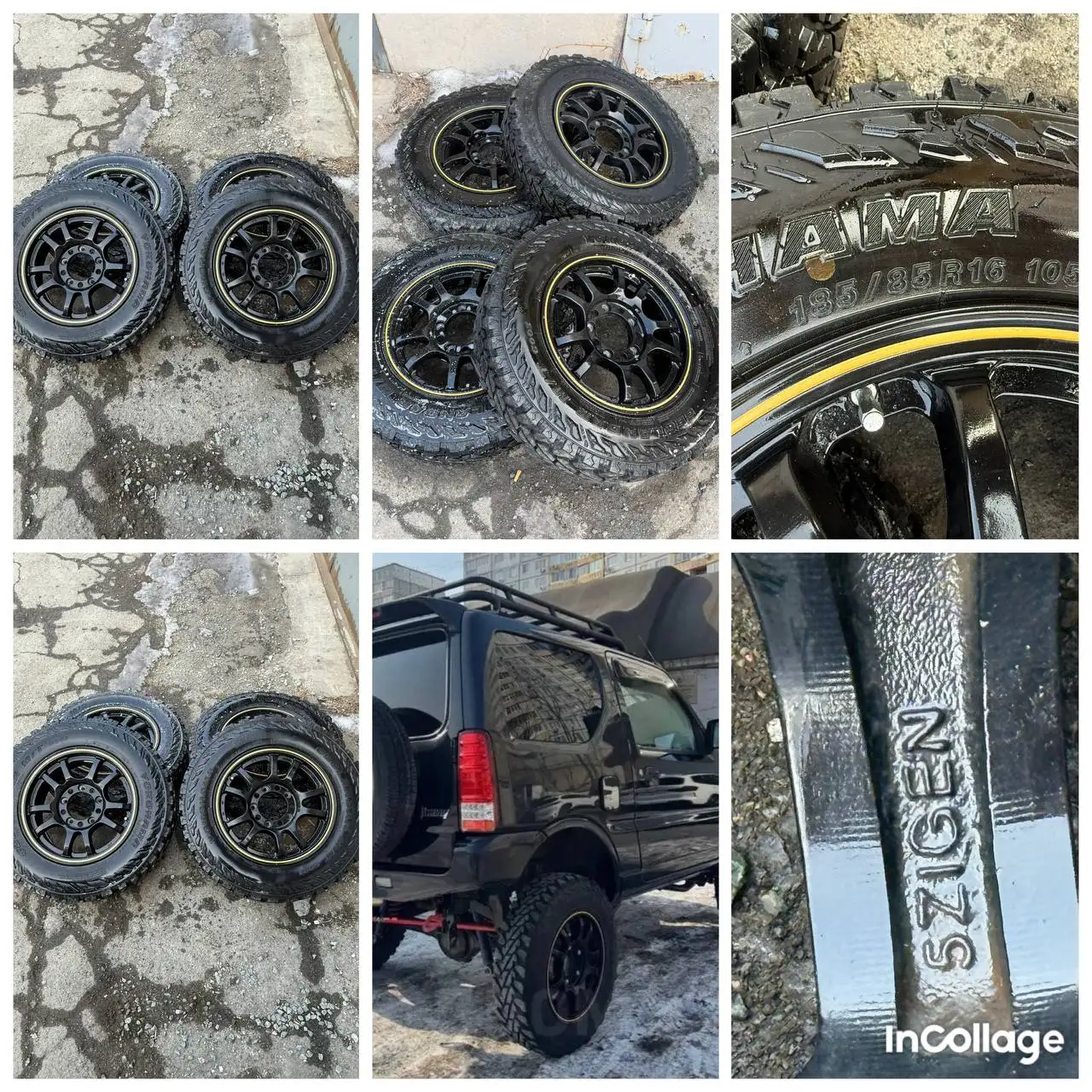 Продам диски с резиной грязь в сборе ЯПОНИЯ - Шины и диски (Авто) в Владивосток