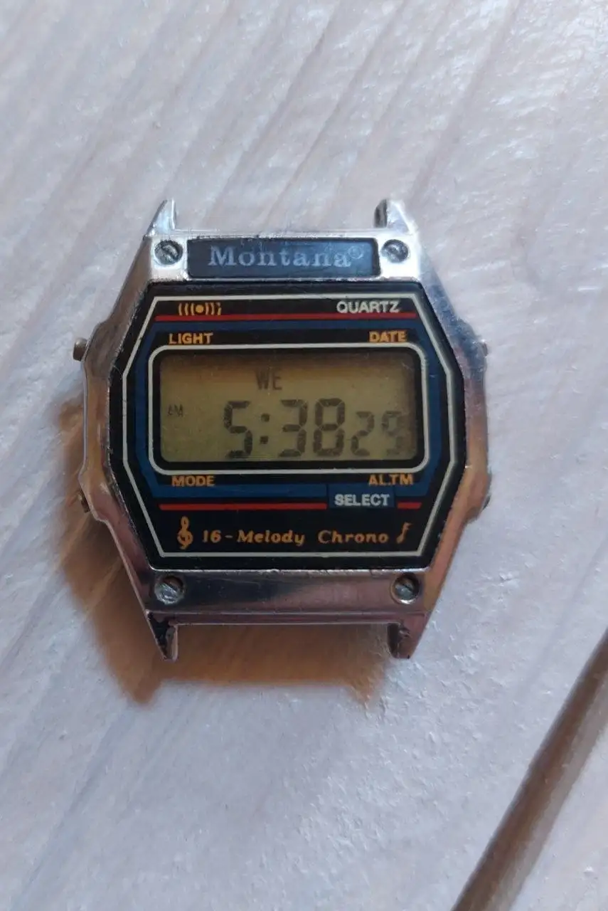 Часы Montana оригинал в нержавеющей стали с 16 мелодиями - Часы (Барахолка) в Владивосток