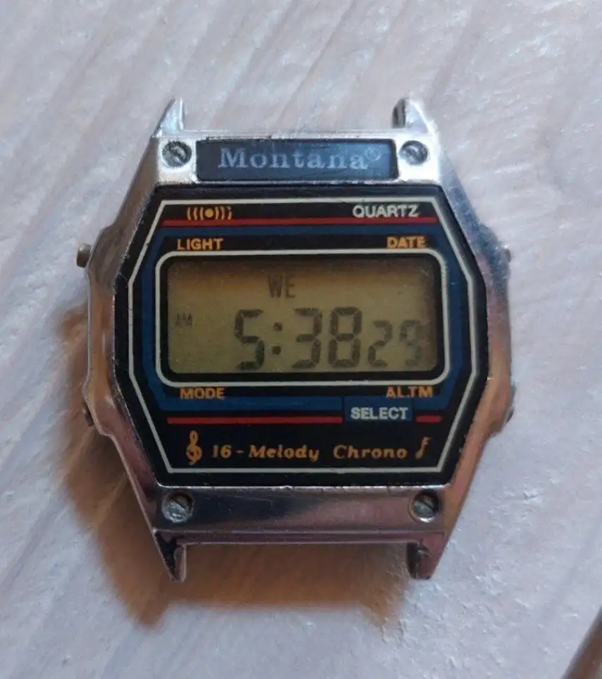 Часы Montana оригинал, нержавеющая сталь, 16 мелодий - Барахолка в Владивосток