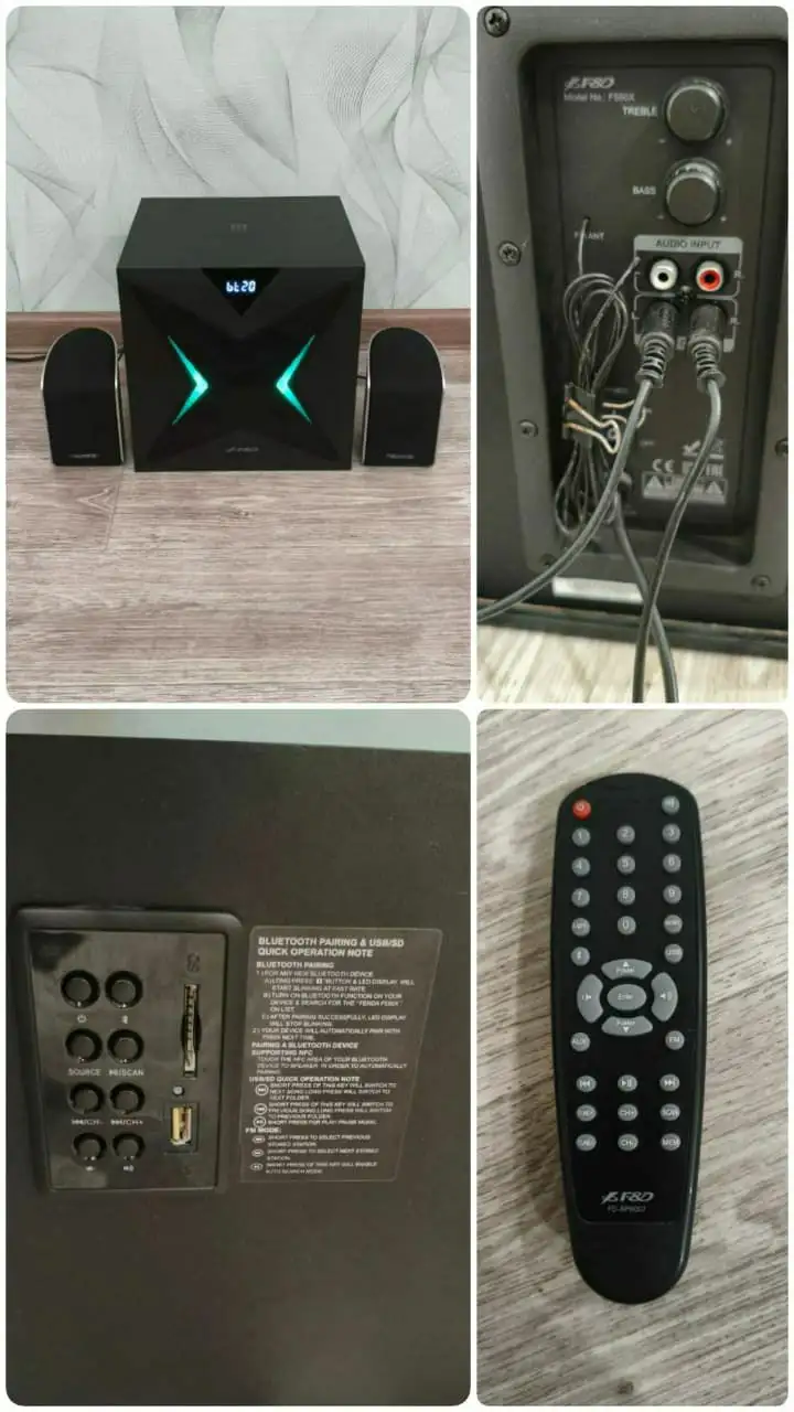 Акустическая система F&D F550X 2.1 - Аудиотехника (Электроника) в Владивосток