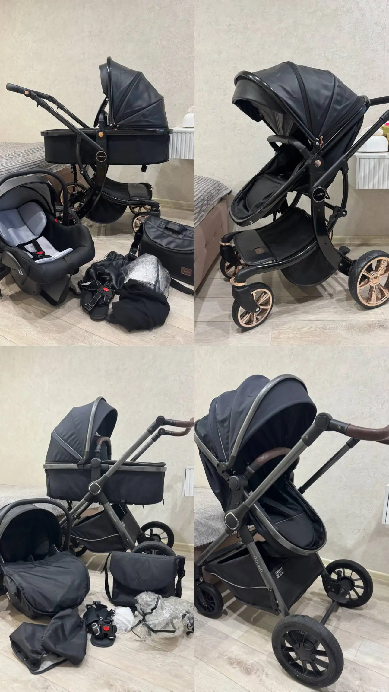 Коляска Luxmom 3в1 - Коляски (Товары для детей) в Владивосток