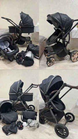 Коляска Luxmom 3в1 - Детская посуда в Владивосток