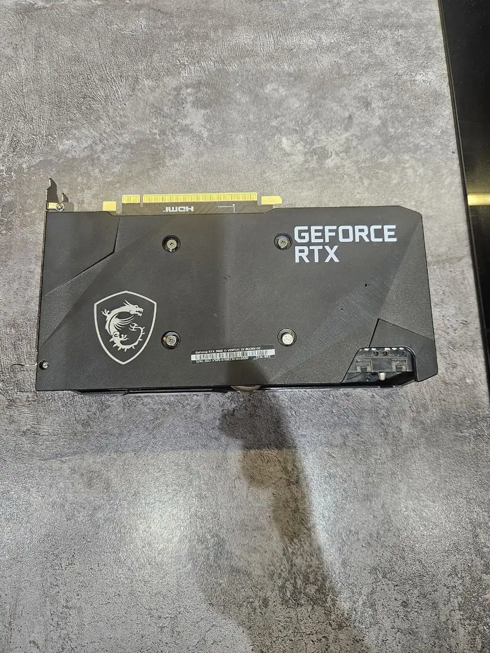 Продам видеокарту MSI GeForce RTX 3060 Ti VENTUS 2X OC - Видеокарты (Электроника) в Владивосток