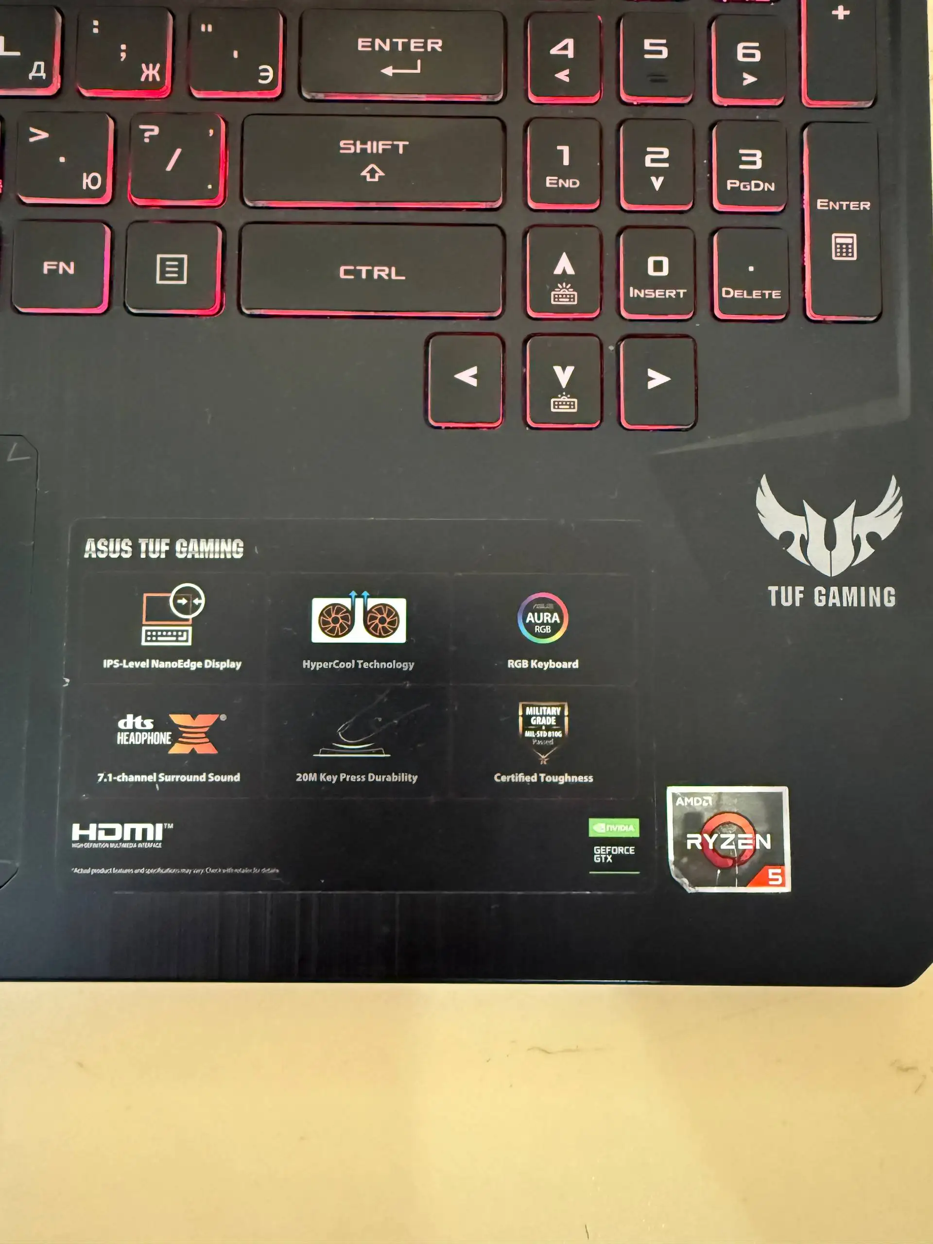 Продам ноутбук с GTX 1050 и Ryzen 5 - Ноутбуки (Электроника) в Уссурийск