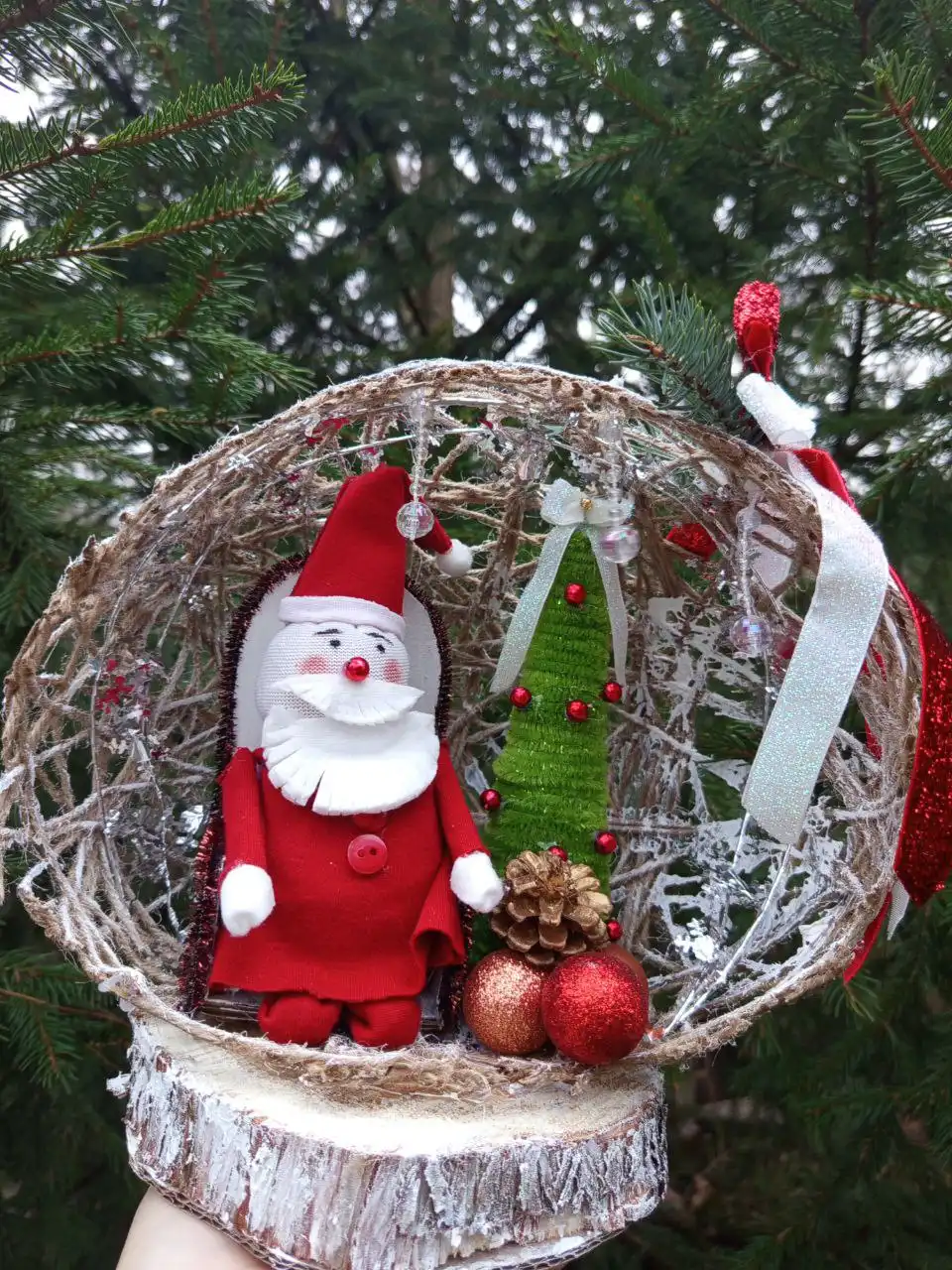 Новогодние поделки для сада или школы