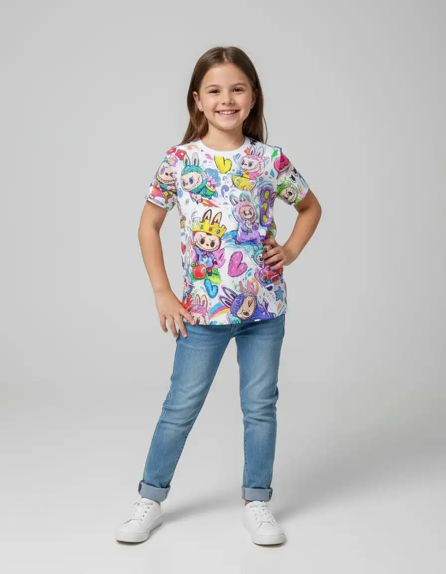 Продажа детских футболок с принтами