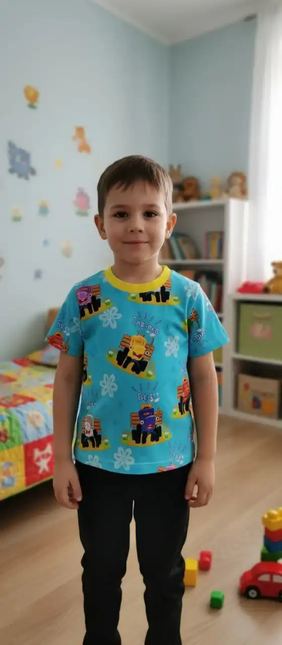 Продажа детских футболок с принтами