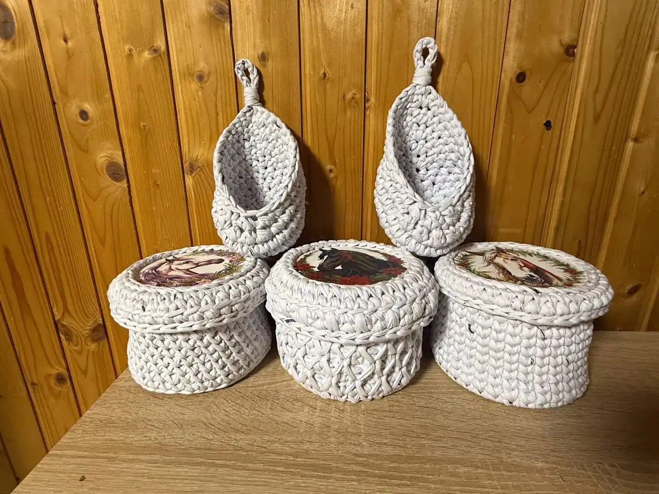 Корзиночки ручной работы с символом года